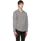 Phipps White and Black Quantum Checkerboard Officer Shirt