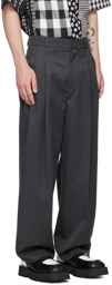 ADER error Gray Pleated Trousers