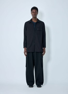 Yohji Yamamoto Chain Stitch Broad Zip Open Blouse