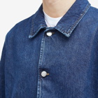 Sunflower Men's Worker Jacket in Rinse Blue