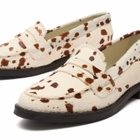Duke + Dexter Women's Wilde Penny Loafer in Brown Cow