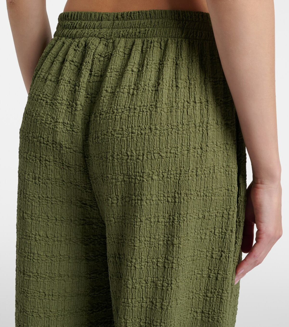 Jade Swim Amaya sheer wide-leg pants
