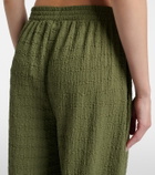 Jade Swim Amaya sheer wide-leg pants