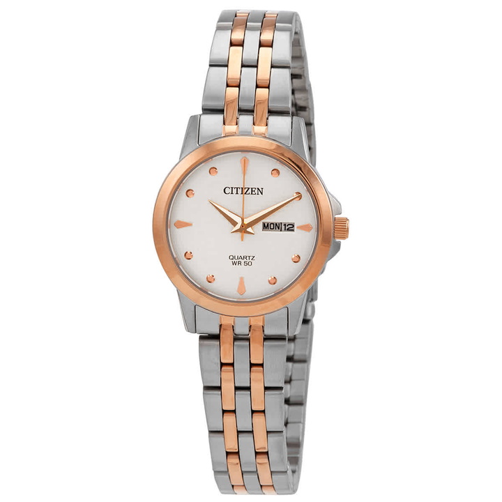 Photo: Citizen Quartz Silver Dial Two-tone Ladies Watch EQ0605-53A