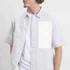 Stan Ray Men's Short Sleeve Painter Shirt in Cosmic Purple Hickory