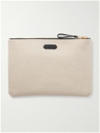 TOM FORD - Buckley Leather-Trimmed Canvas Document Holder