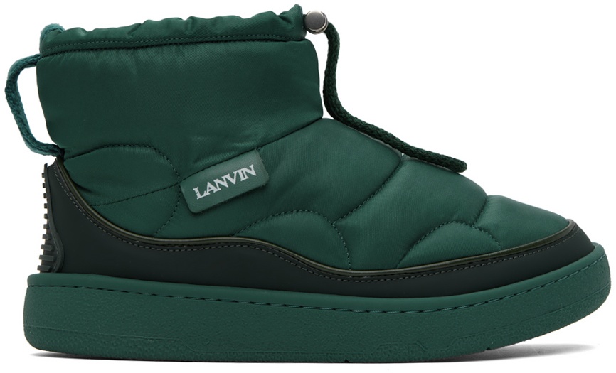 Photo: Lanvin Green Curb Snow Boots