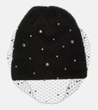 Jennifer Behr Alpaca wool-blend embellished beanie