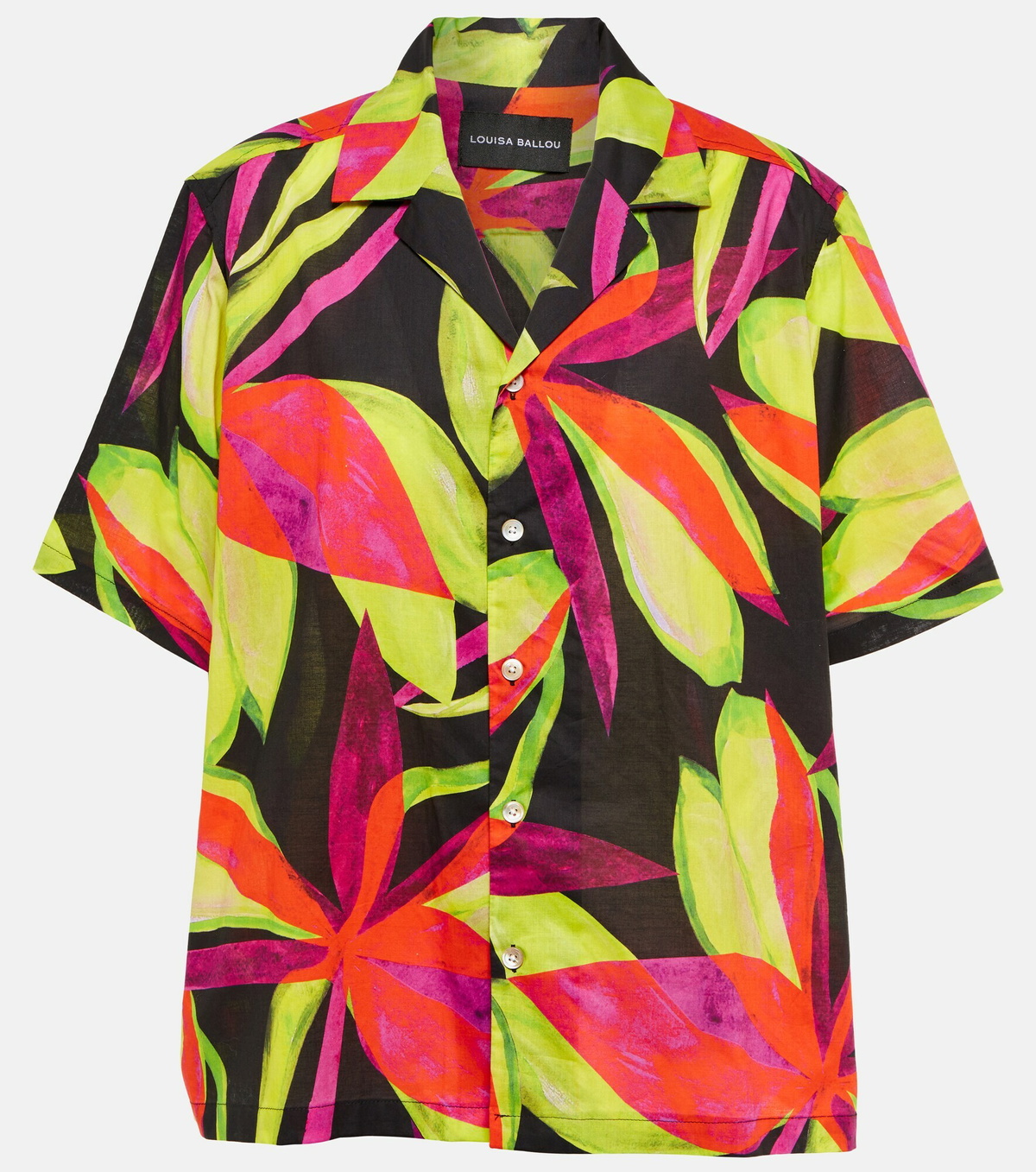 Louisa Ballou - Weekend printed cotton shirt