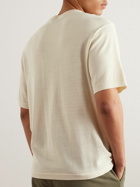 Rag & Bone - Nolan Knitted Cotton T-Shirt - White