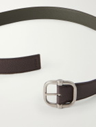 LOEWE - 3.5cm Reversible Full-Grain Leather Belt - Brown