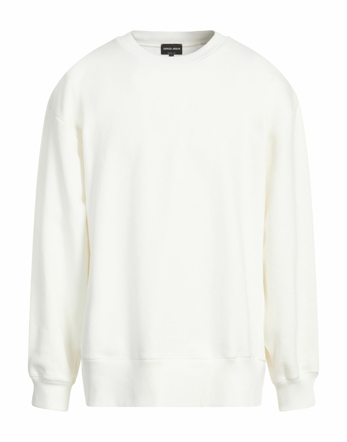 Giorgio Armani Mens Sweatshirt in Off white