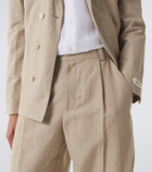 Jacquemus Croisière pleated linen-blend pants