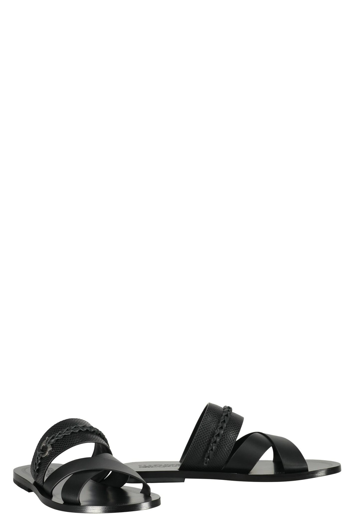 Salvatore Ferragamo Women Back Leather Slide Mules main image 1