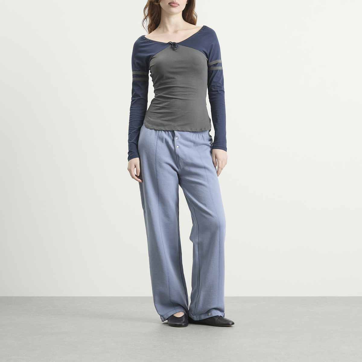 Peachy Den Women's Bebe Long Sleeve in Moonlight