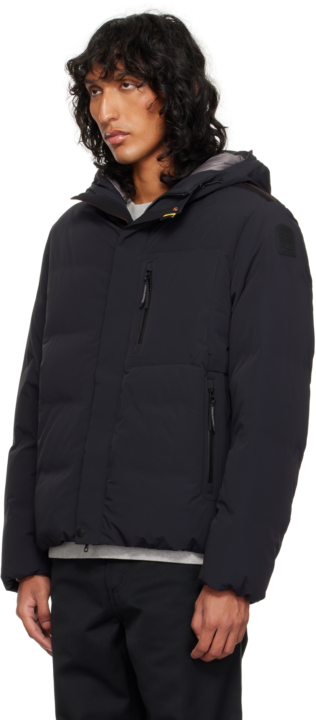 Parajumpers Black Taiga Down Jacket Parajumpers