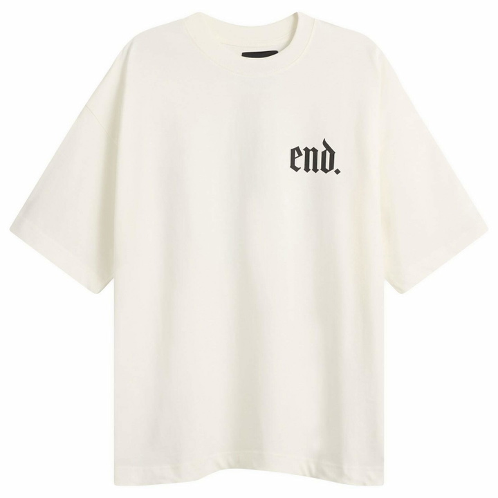 Photo: END. Gargoyle Head T-Shirt in Ecru