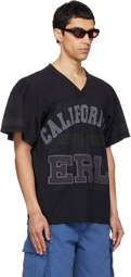 ERL Black Mesh Football T-shirt