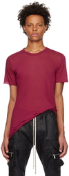 Rick Owens Burgundy Basic T-Shirt