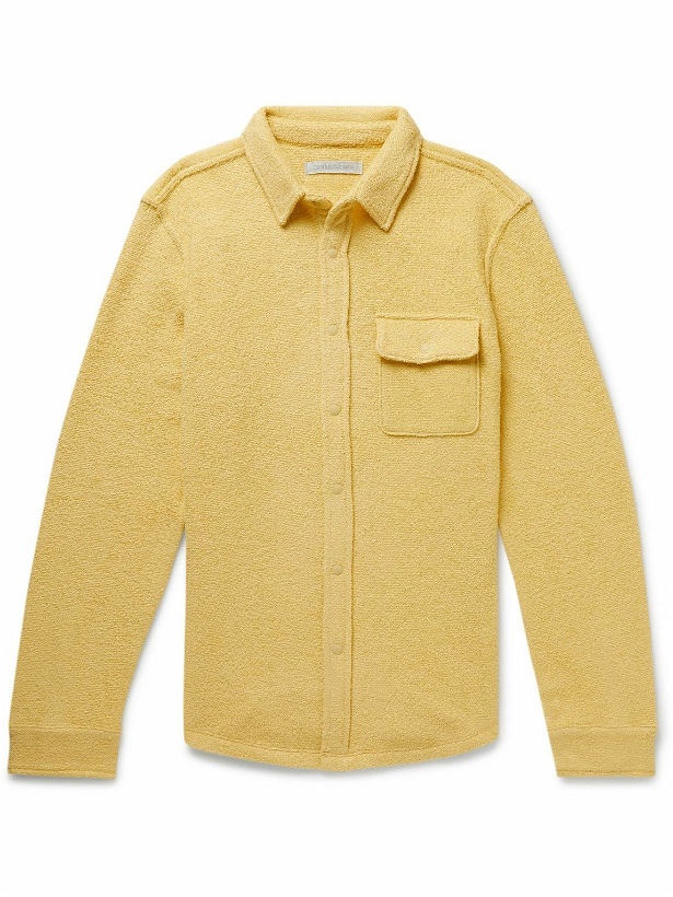 Photo: Outerknown - Hightide Organic Cotton-Blend Terry Shirt - Yellow
