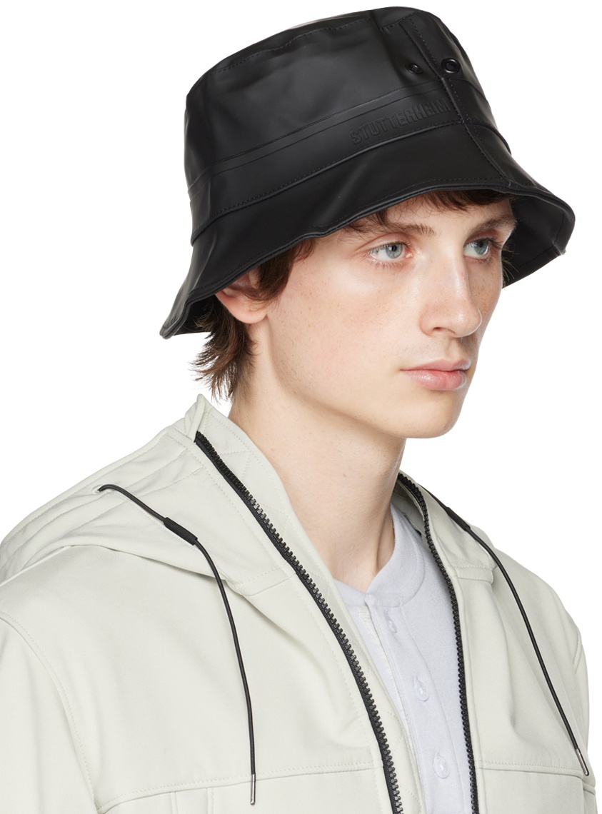 Stutterheim Black Beckholmen Bucket Hat