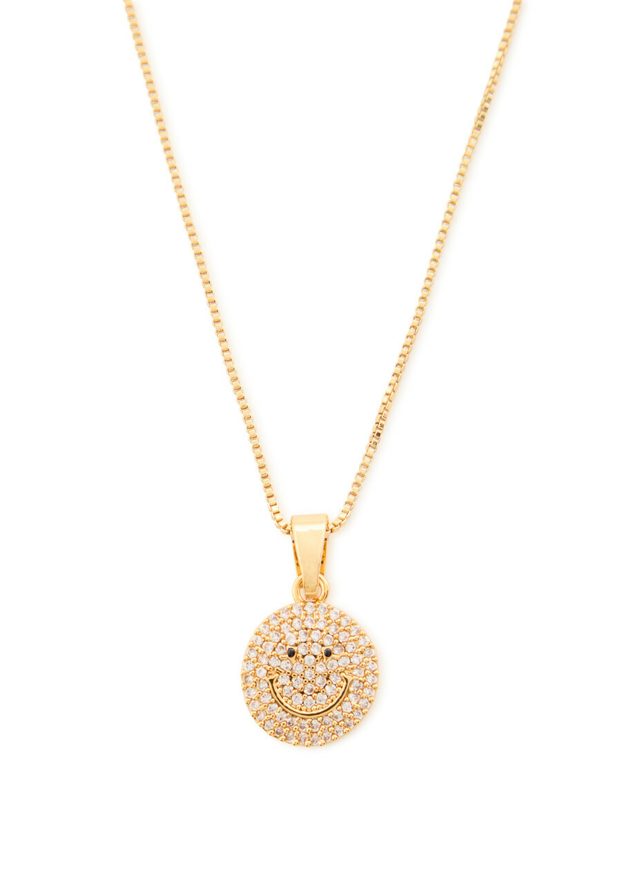 Crystal Haze Ms Vaxxine 18kt Gold-plated Necklace - One Size