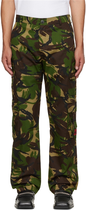 Photo: Martine Rose Green Camouflage Cargo Pants
