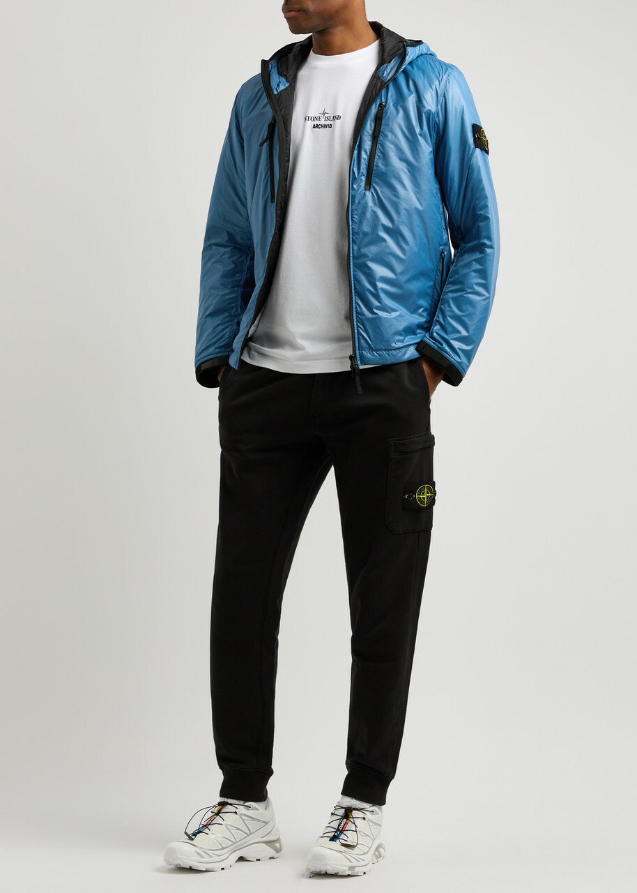 STONE  ダークブルー ジャケット STONE ISLAND Garment Dyed Zip Hoody Jacket 'Dark Blue' 721564251-V0020