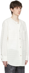 Andersson Bell SSENSE Exclusive White Cotton Shirt