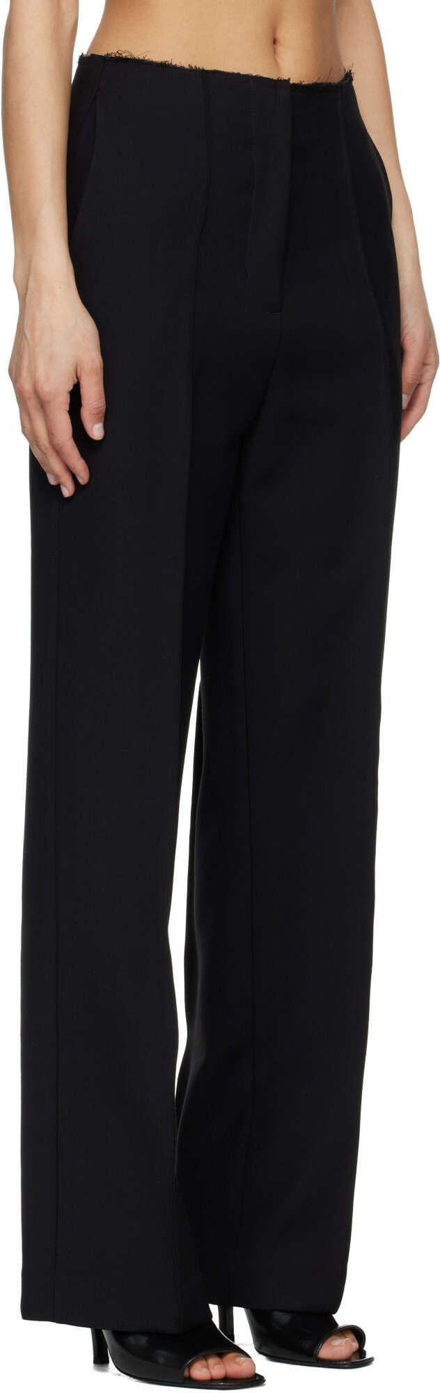 Entire Studios Black Zerobound Trousers