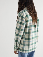 Isabel Marant - Gervon Checked Virgin Wool Shirt Jacket - Green