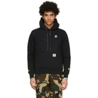 AAPE by A Bathing Ape Black Logo Patch Hoodie