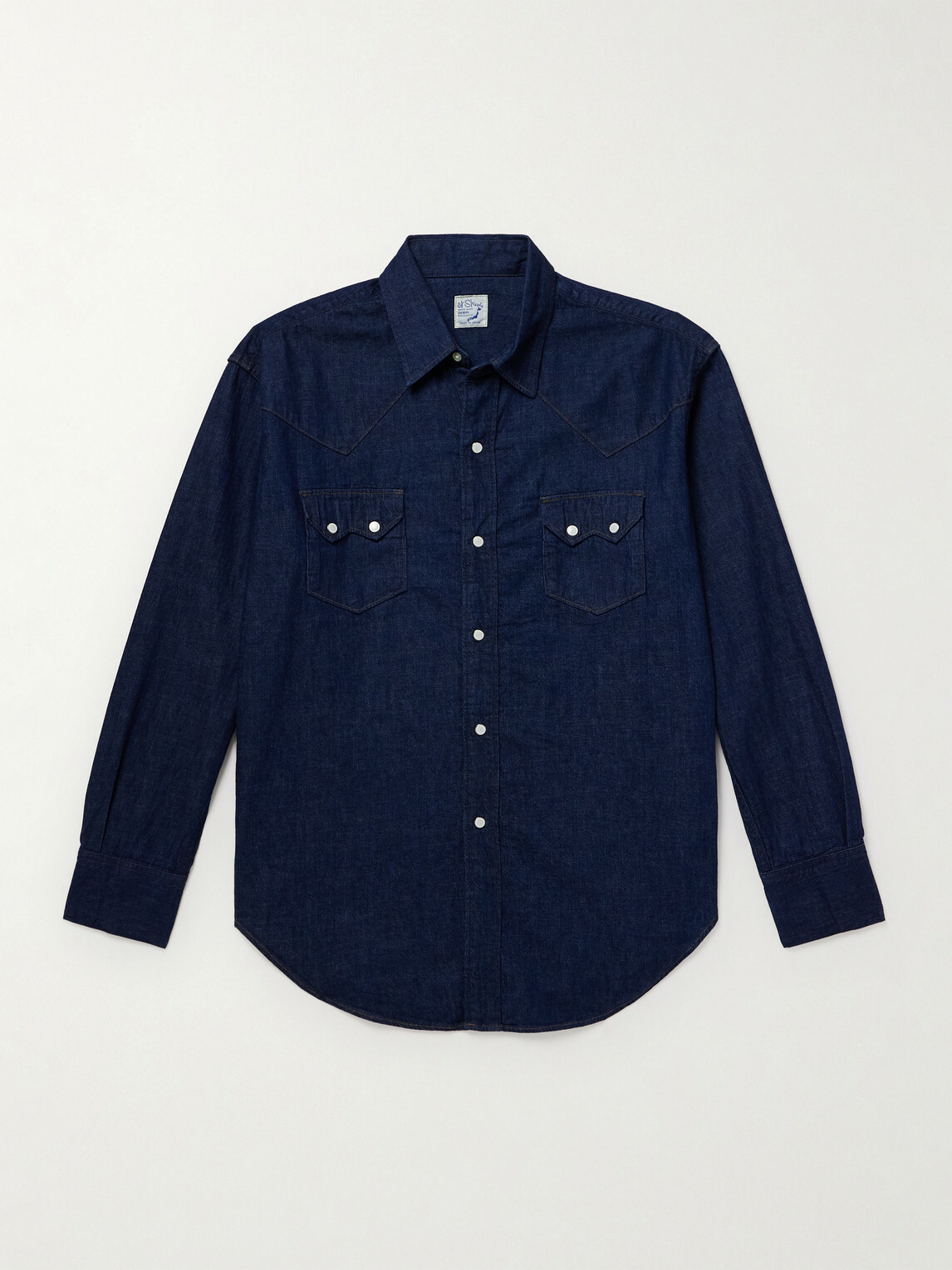 OrSlow - Denim Western Shirt - Blue