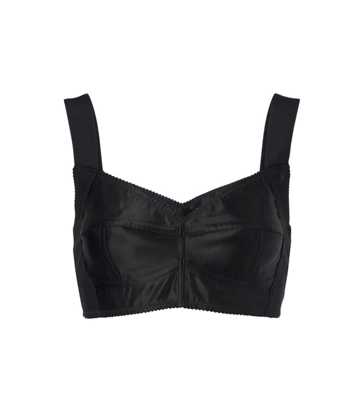 Photo: Dolce&Gabbana Satin bra top