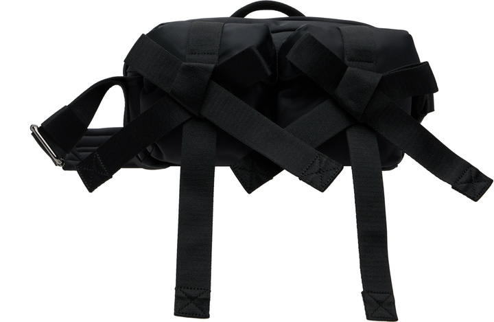Photo: Simone Rocha Black Beaded Classic Bow Crossbody Bag