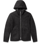 Mr P. - Reversible Shearling Hooded Jacket - Black