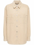 MARANT ETOILE Randal Corduroy Cotton Linen Overshirt