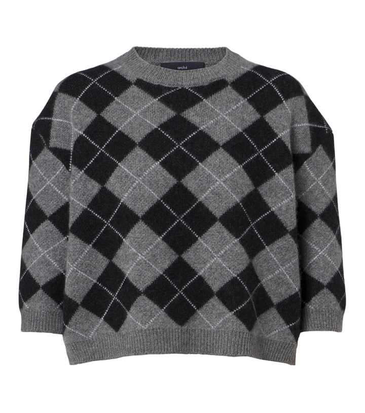 Photo: Arch4 Karlie argyle cashmere sweater