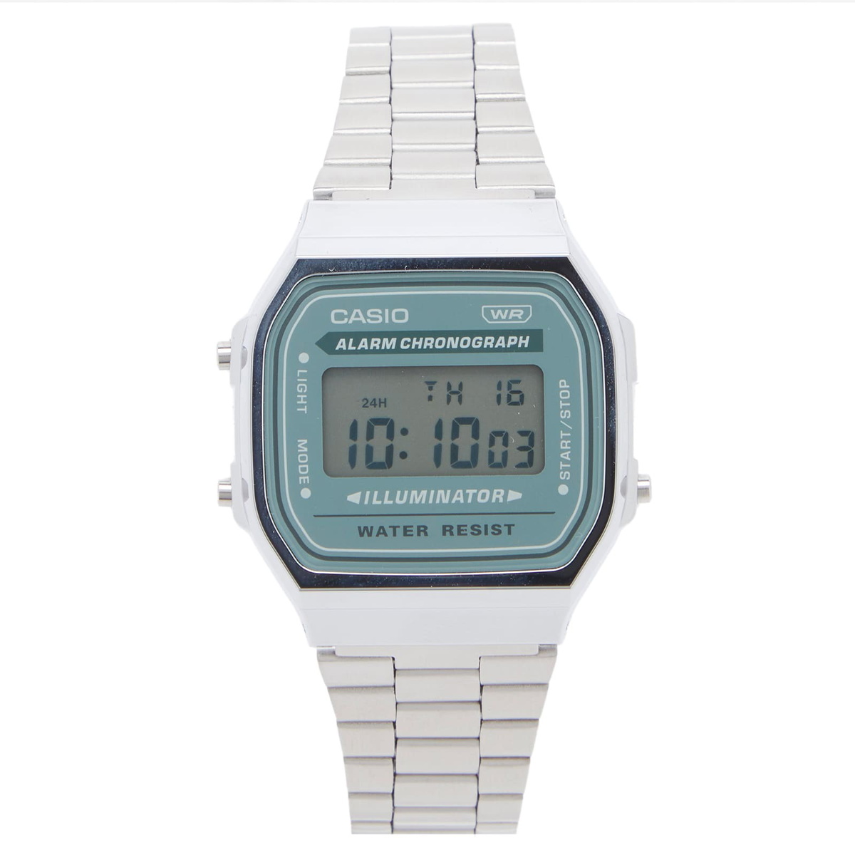 G Shock Casio Vintage A168WA Watch In Silver G Shock G Shock Casio Vintage A168WA Watch In Silver G Shock
