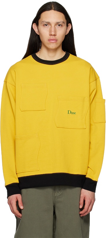 Photo: Dime Yellow Pocket Sweatshirt
