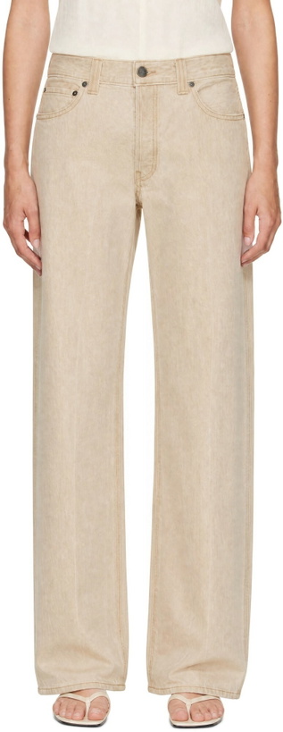 Photo: KHAITE Beige Callum Jeans