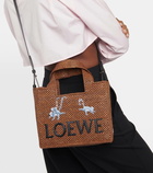Loewe x Suna Fujita Font Small raffia tote bag