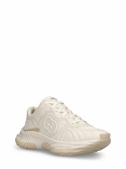 GUCCI Gg Ripple Tech & Leather Sneakers