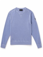 Belstaff - Garment-Dyed Stretch-Cotton Jersey Sweatshirt - Purple
