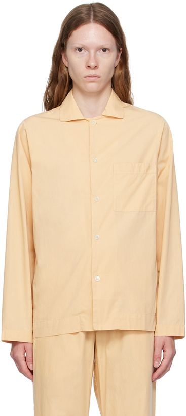 Photo: Tekla Beige Button Pyjama Shirt