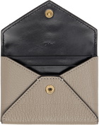 Chloé Gray Envelope Card Holder