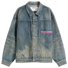Neighborhood Men's Savage Denim Type-1 Jacket in Indigo