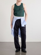 Aimé Leon Dore - Open-Knit Cotton Tank Top - Green