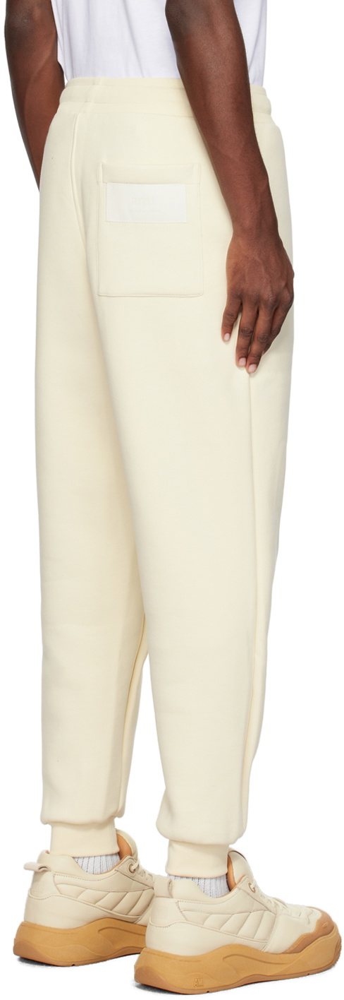 AMI Alexandre Mattiussi Off-White Drawstring Sweatpants