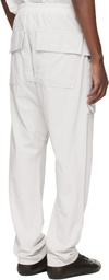 Rick Owens DRKSHDW Off-White Temple Creatch Drawstring Cargo Pants